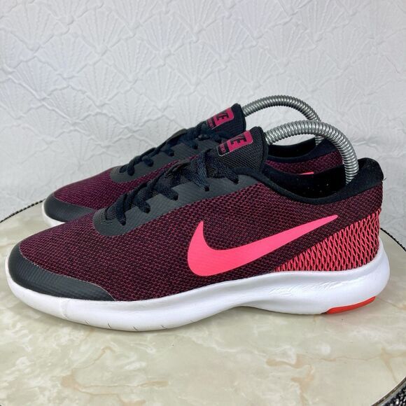 Nike Sneakers Womens 8 Black Pink Flex Experience RN 7 Workout Running Gym Shoes - Picture 6 of 12